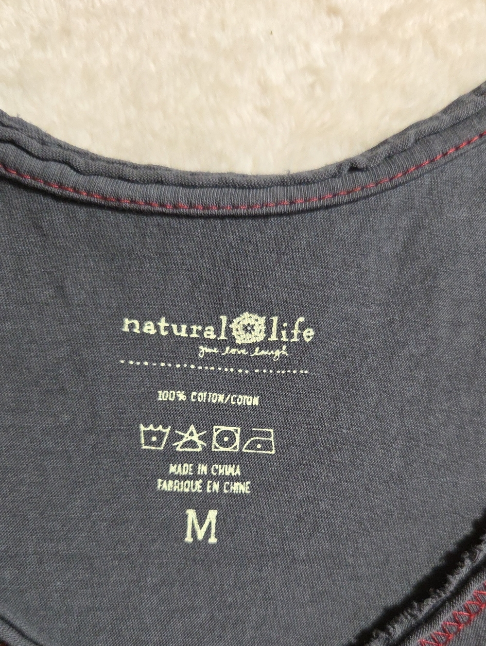 NATURAL LIFE Hangout Dress Charcoal Gray Size M - Picture 5 of 7